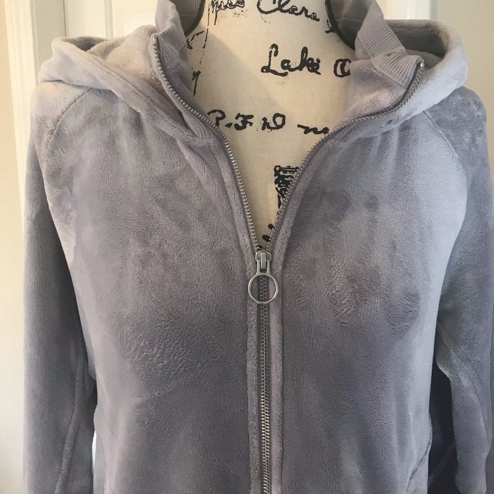 Velvet sweat shirt